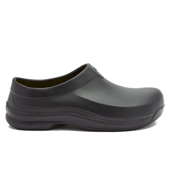 Avia Flame Slip Resistant Clogs for Women, Slip on Work Shoes, Black