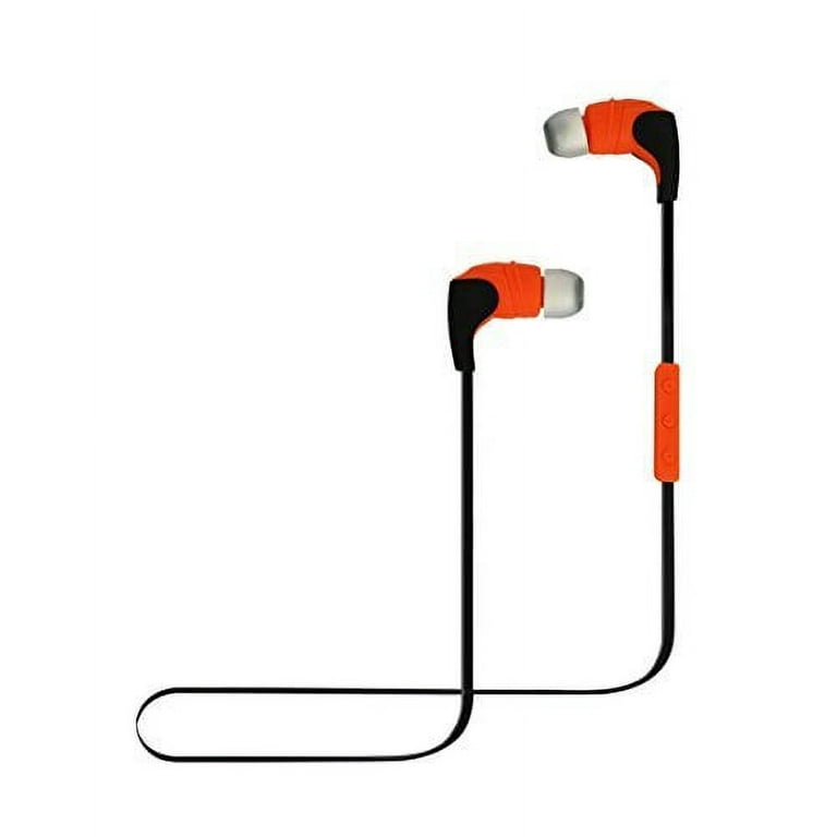 Avia Form Fitting Bluetooth Earbuds with Inline Mic 2 Extra Ear Cushions Red More Colors