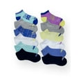 thumbnail image 1 of Avia Girls Performance Cushioned No Show Socks for Girls, Sizes S-L, 12 Pairs, 1 of 2