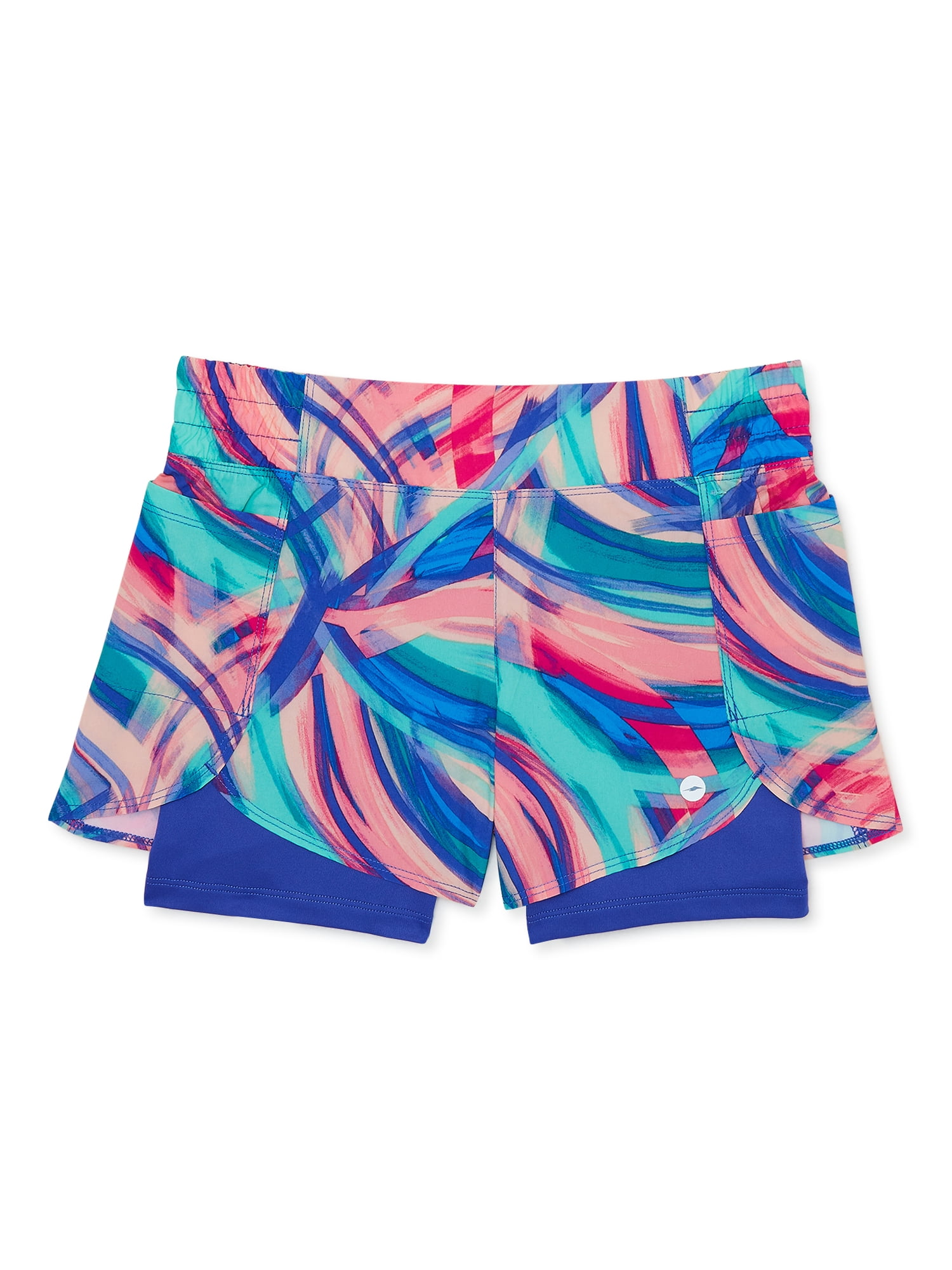 Avia Girls Performance Shorts with Liner, Sizes 4-18 Plus - Walmart.com