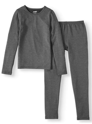 LAVRA Girl's Cotton Thermal Sets, Fleece Lined Insulated Long John Pajama  & Underwear for Girls