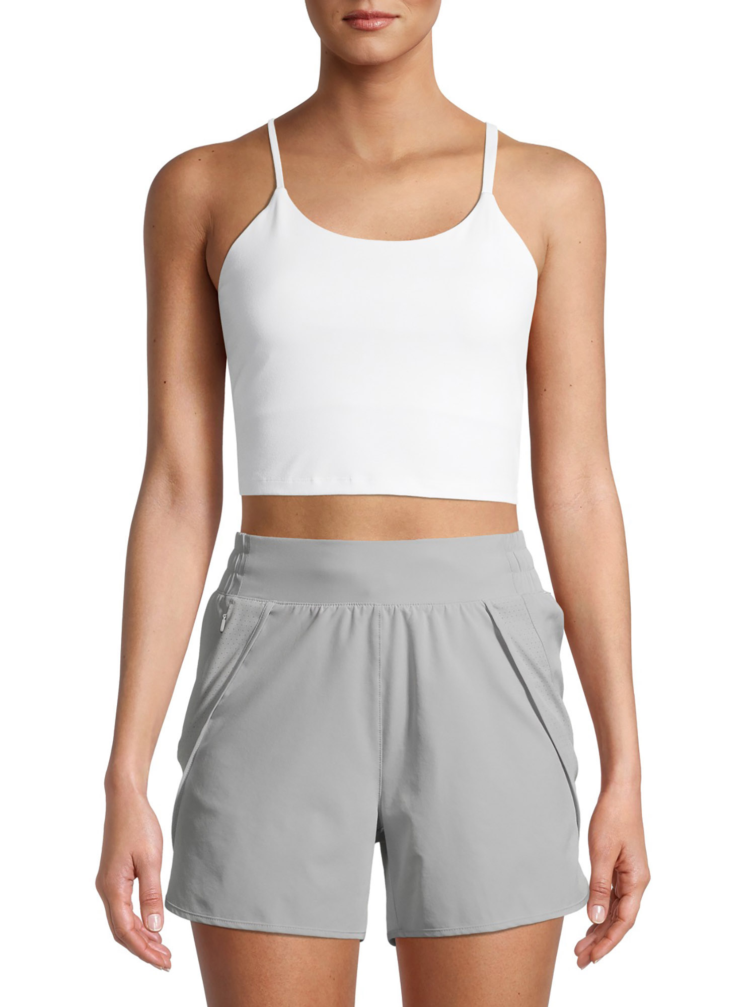Avia Low Impact Sports Crop with Shelf Bra and Removable Pads - image 1 of 7