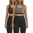 thumbnail image 1 of Avia Medium Support Racerback Sports Bra, 2 Pack, 1 of 6