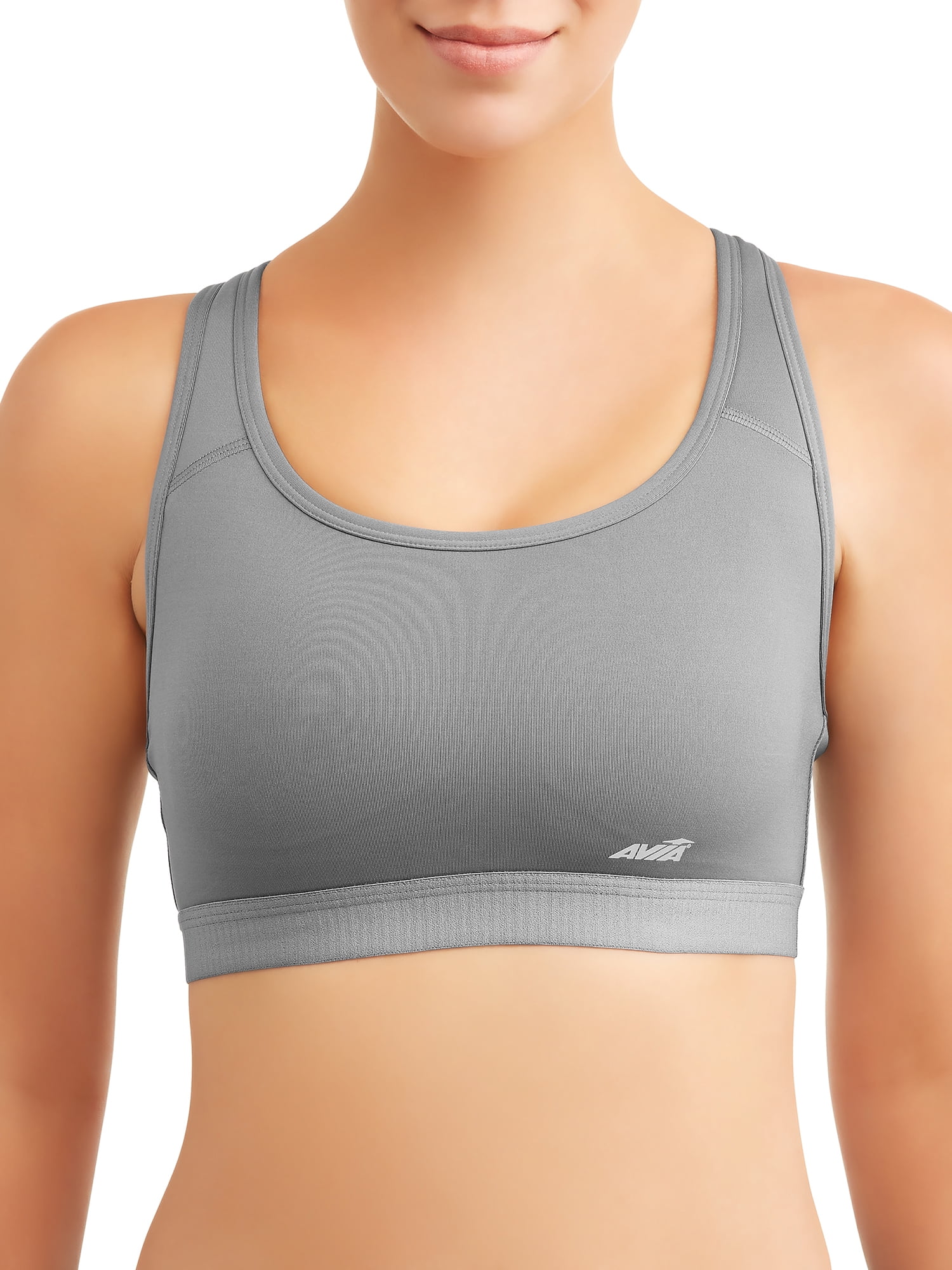 Avia Medium Support Strappy Sports Bra, 2 Pack 