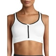 thumbnail image 1 of Avia Medium Support Zip Front Sports Bra, 1 of 6