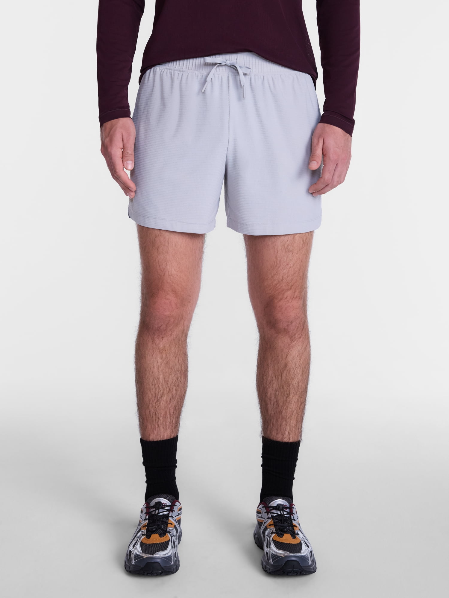 Avia Men's and Big Men's Performance Textured Shorts, 5'' Inseam, Sizes XS-5XB