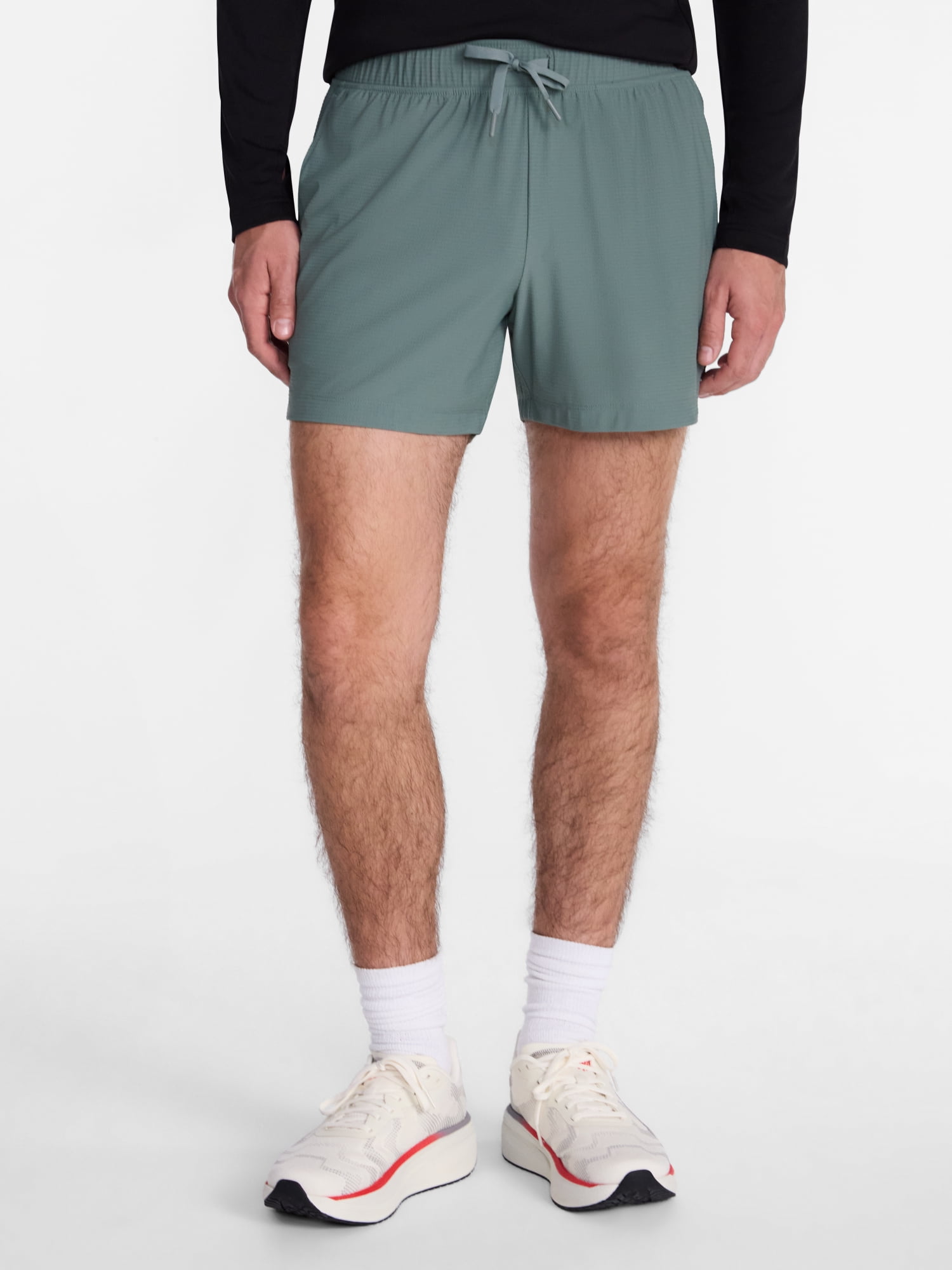 Avia Men's and Big Men's Performance Textured Shorts, 5'' Inseam, Sizes XS-5XB