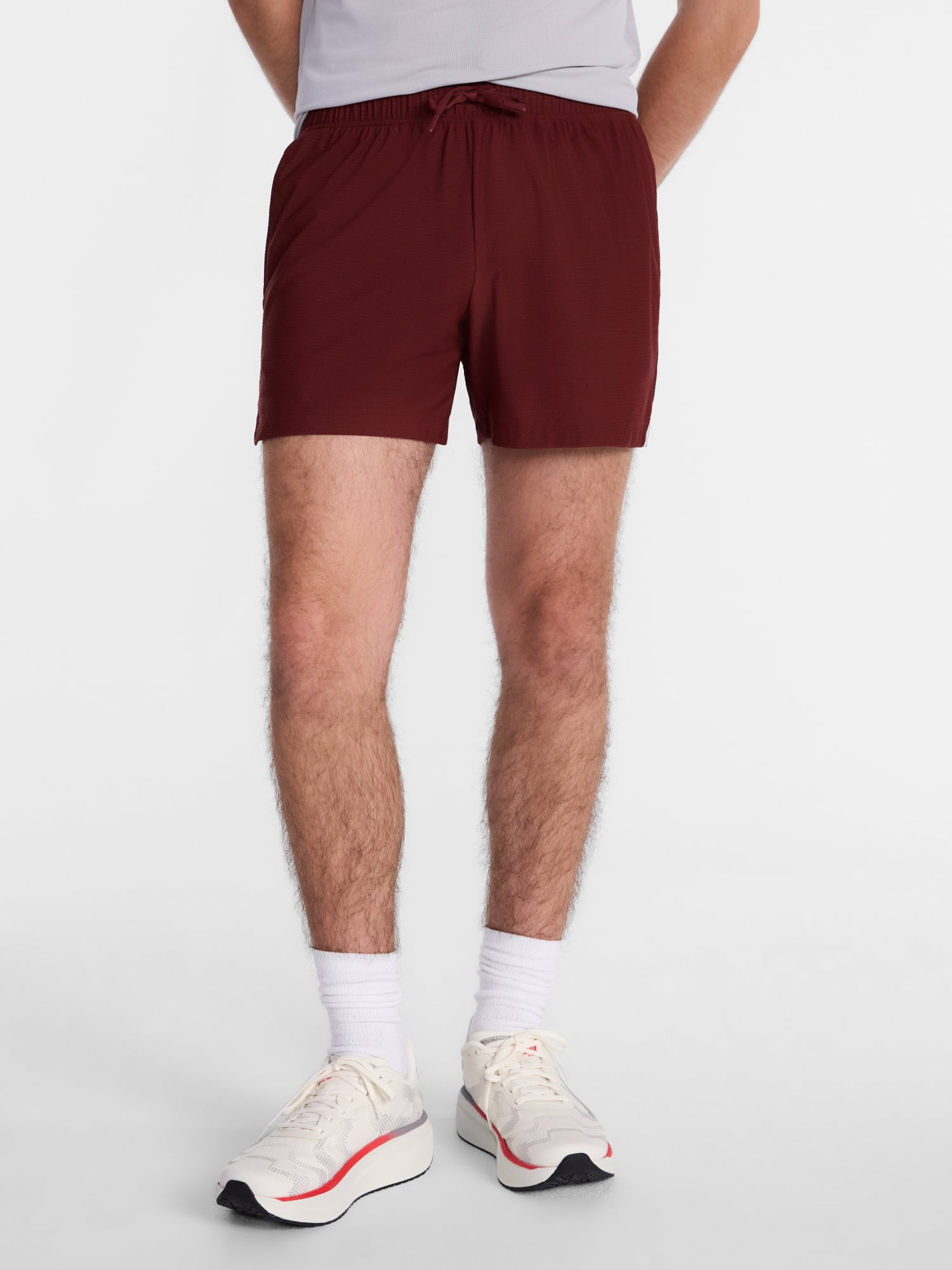 Avia Men's and Big Men's Performance Textured Shorts, 5'' Inseam, Sizes XS-5XB