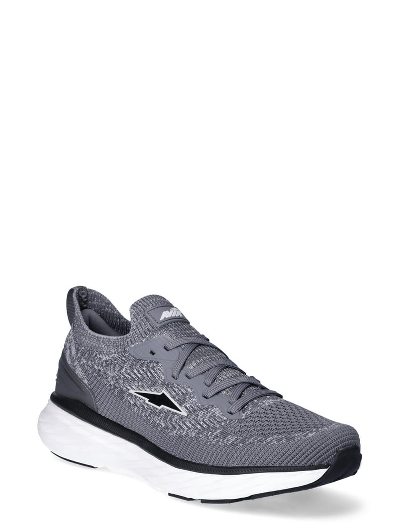 Avia Shoe Men 11.5 Gray Knit Running Sneaker MNAV24AC005 Athletic Comfort Avia Comfort Walking Breathable Knit Sneakers Men main image 4