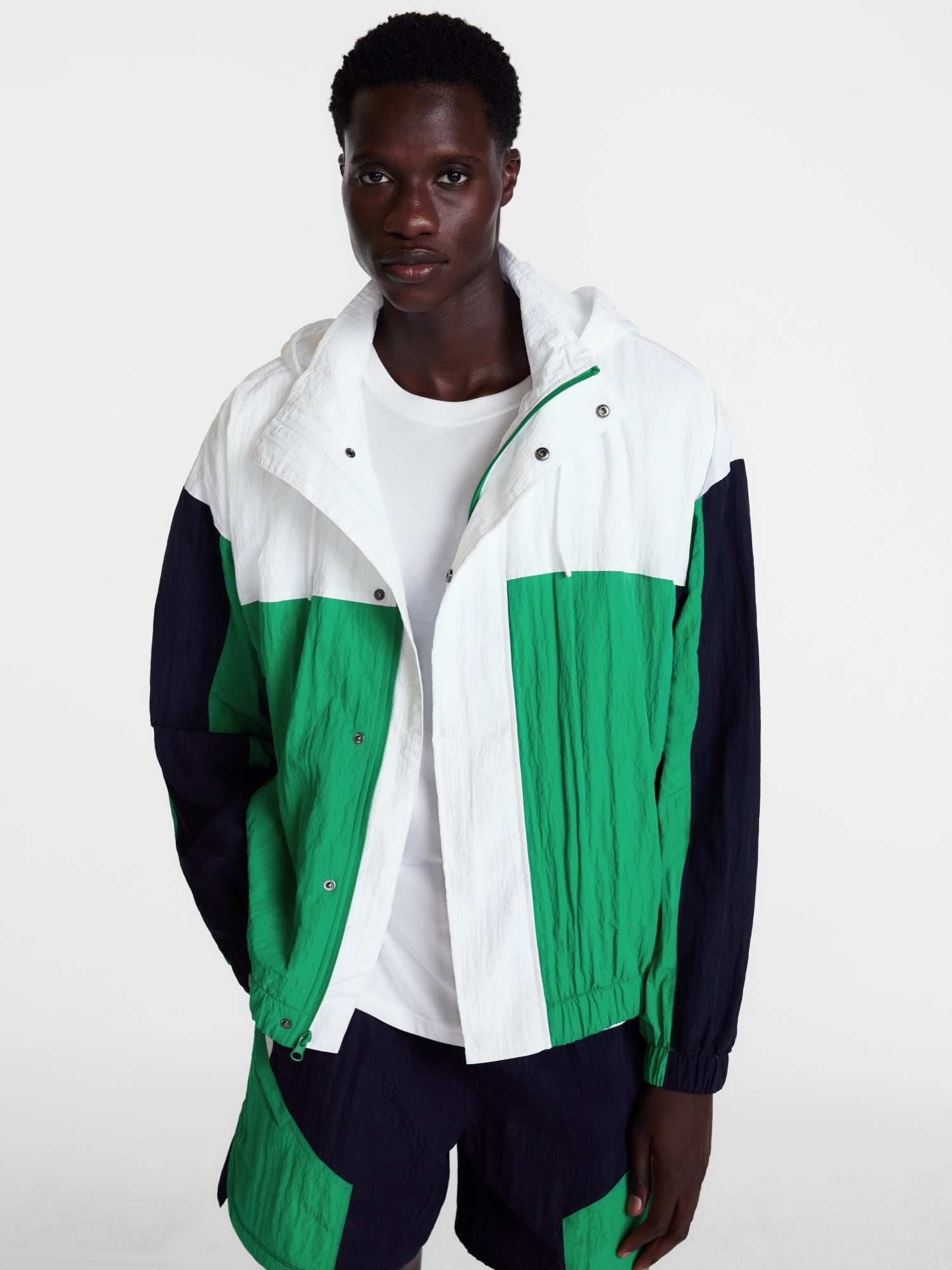 Avia Men's Retro Colorblocked Full Zip Track Jacket, Sizes XS-3XL