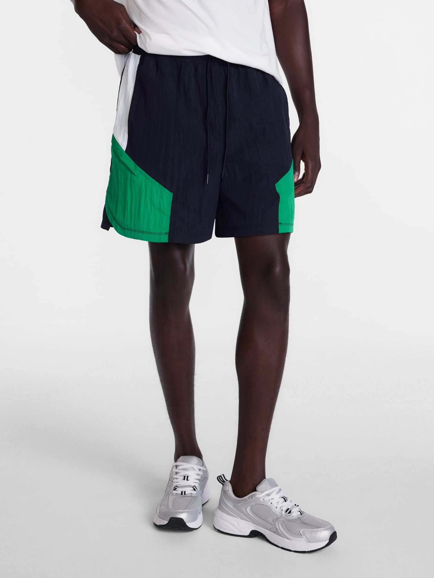 Avia Men's Retro Colorblocked Track Shorts, Sizes XS-3XL
