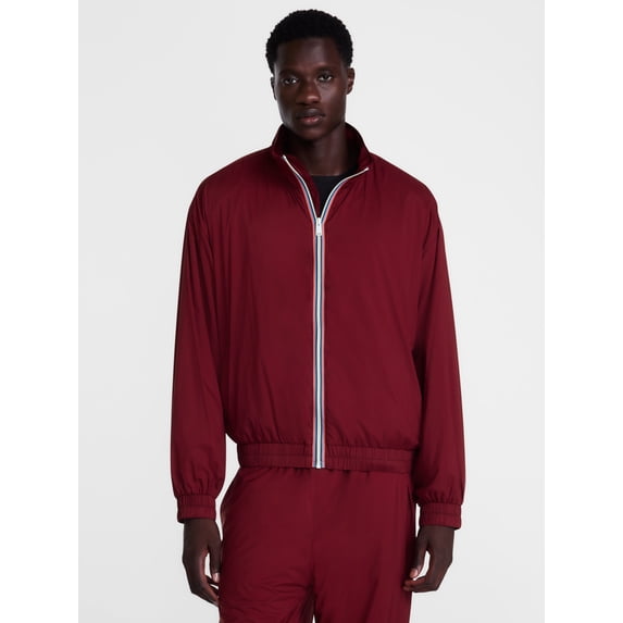 Avia Men's Tech Nylon Zip Up Track Jacket, Sizes XS-3XL