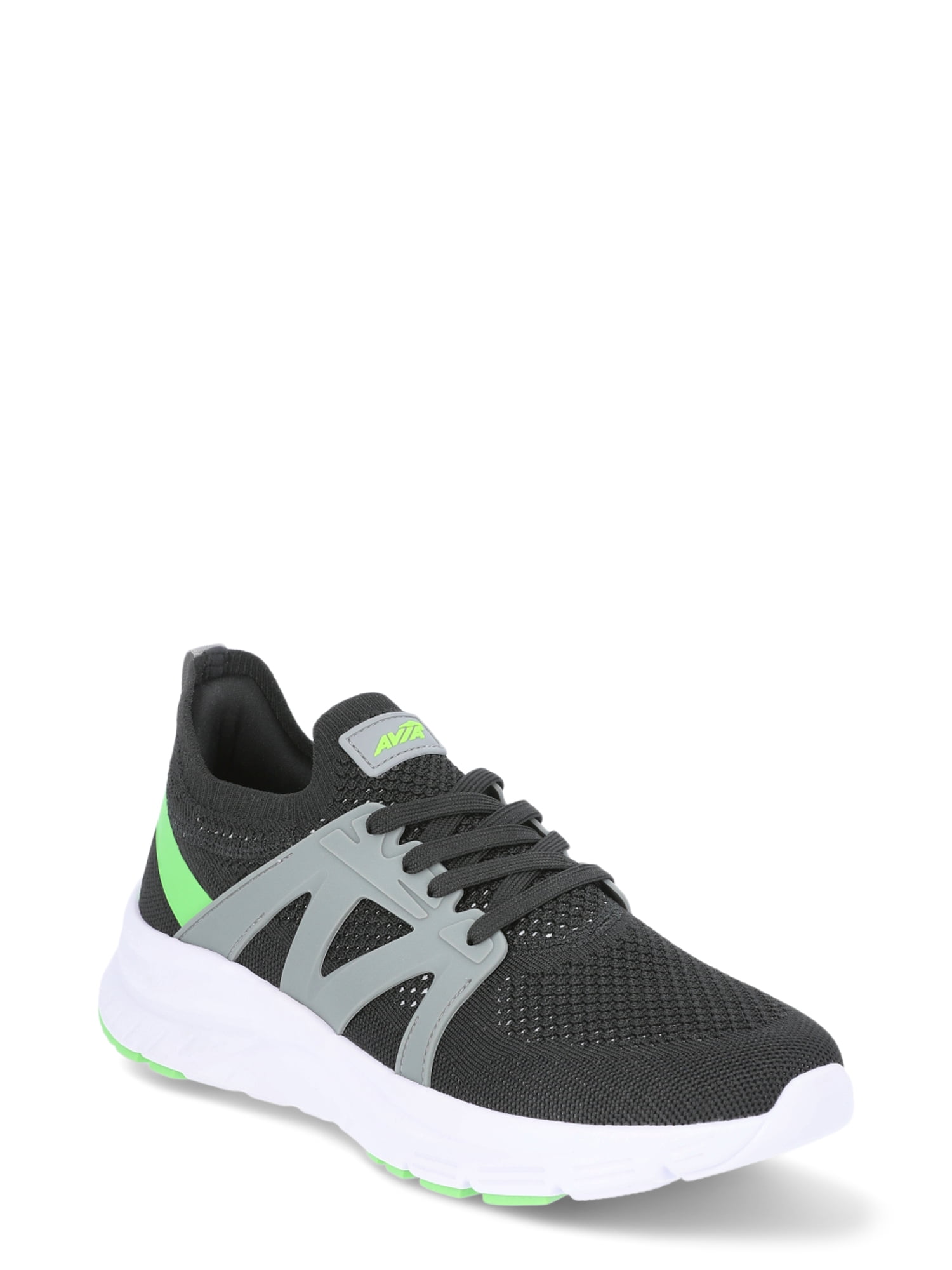 Avia Men's Quickflash Running Sneakers with Breathable Knit Upper