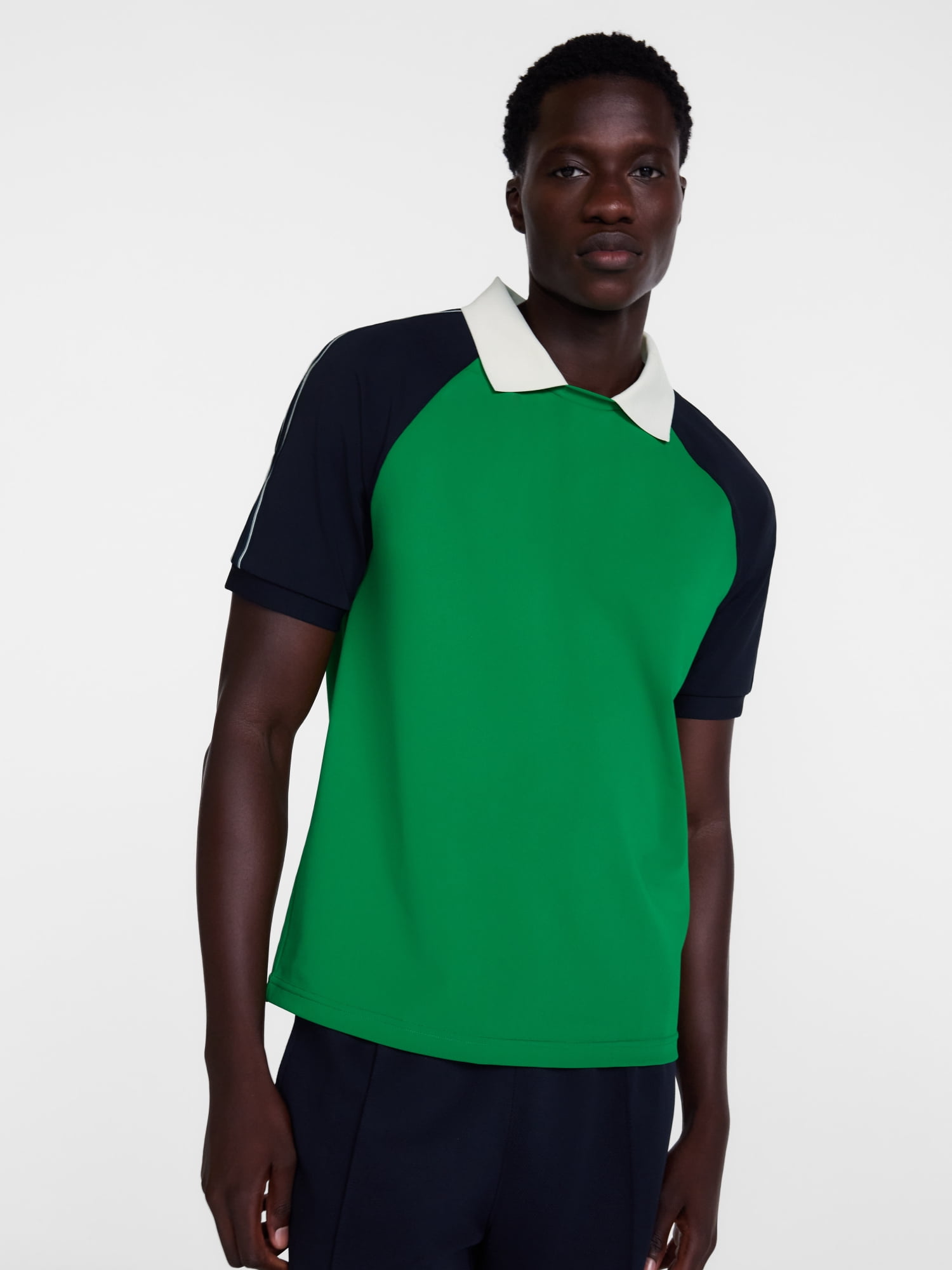 Avia Men's Active Pique Polo Shirt with Shoulder Stripe, Sizes XS-3XL