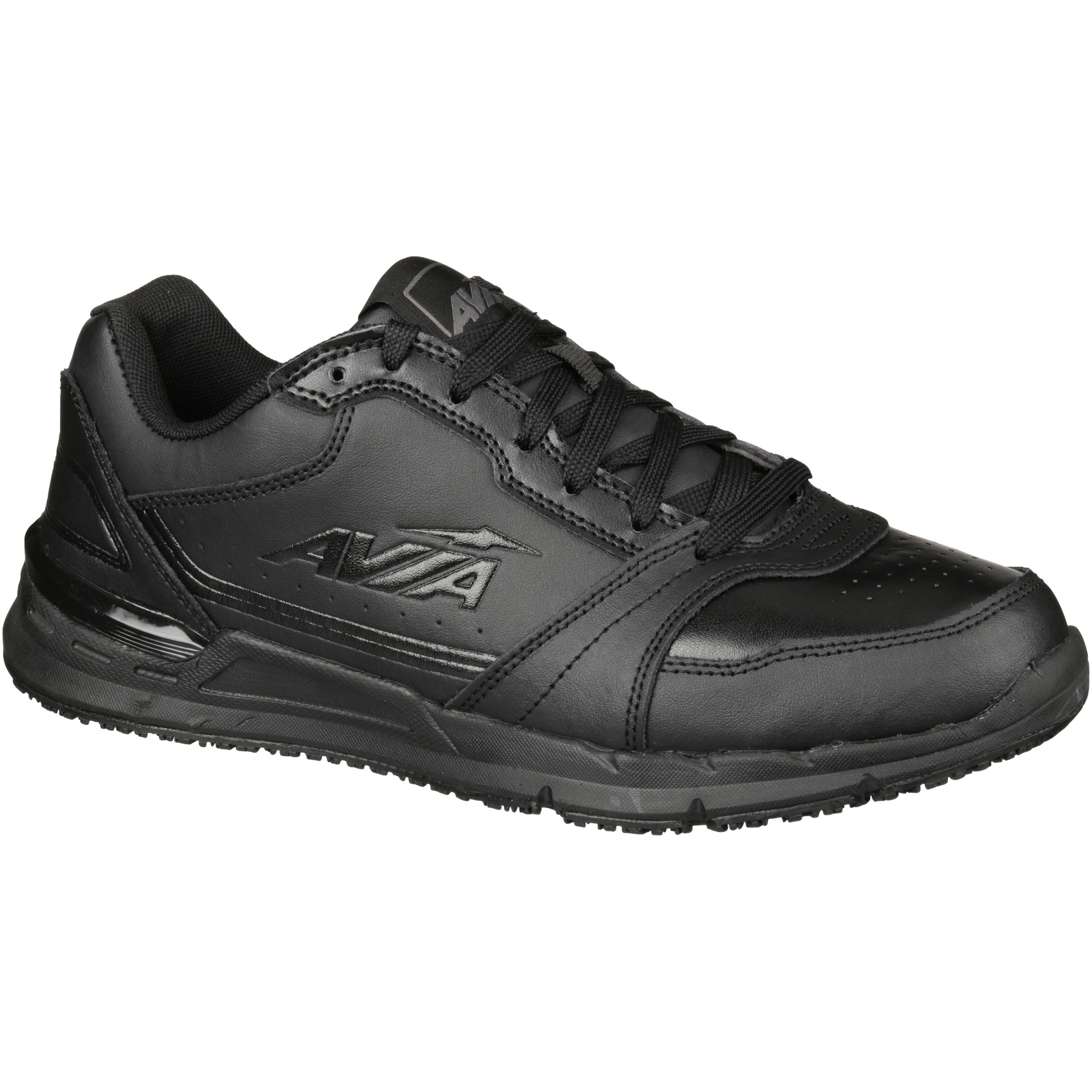 Vintage AVIA 800 Men's Black Leather Shoes 800MB Size 13