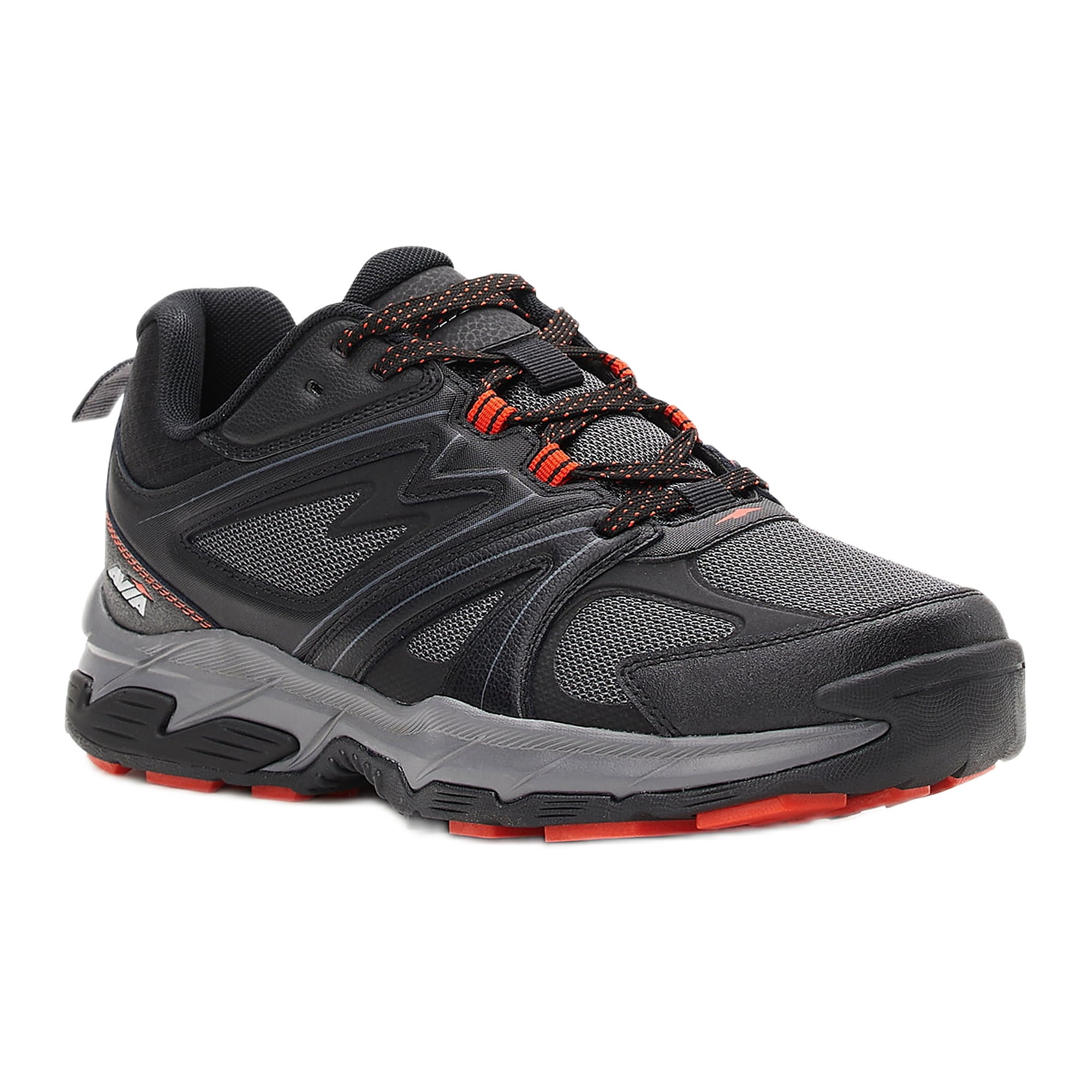 Avia Men's Talus Rugged Walking Shoes, Leather Mesh Upper, Durable