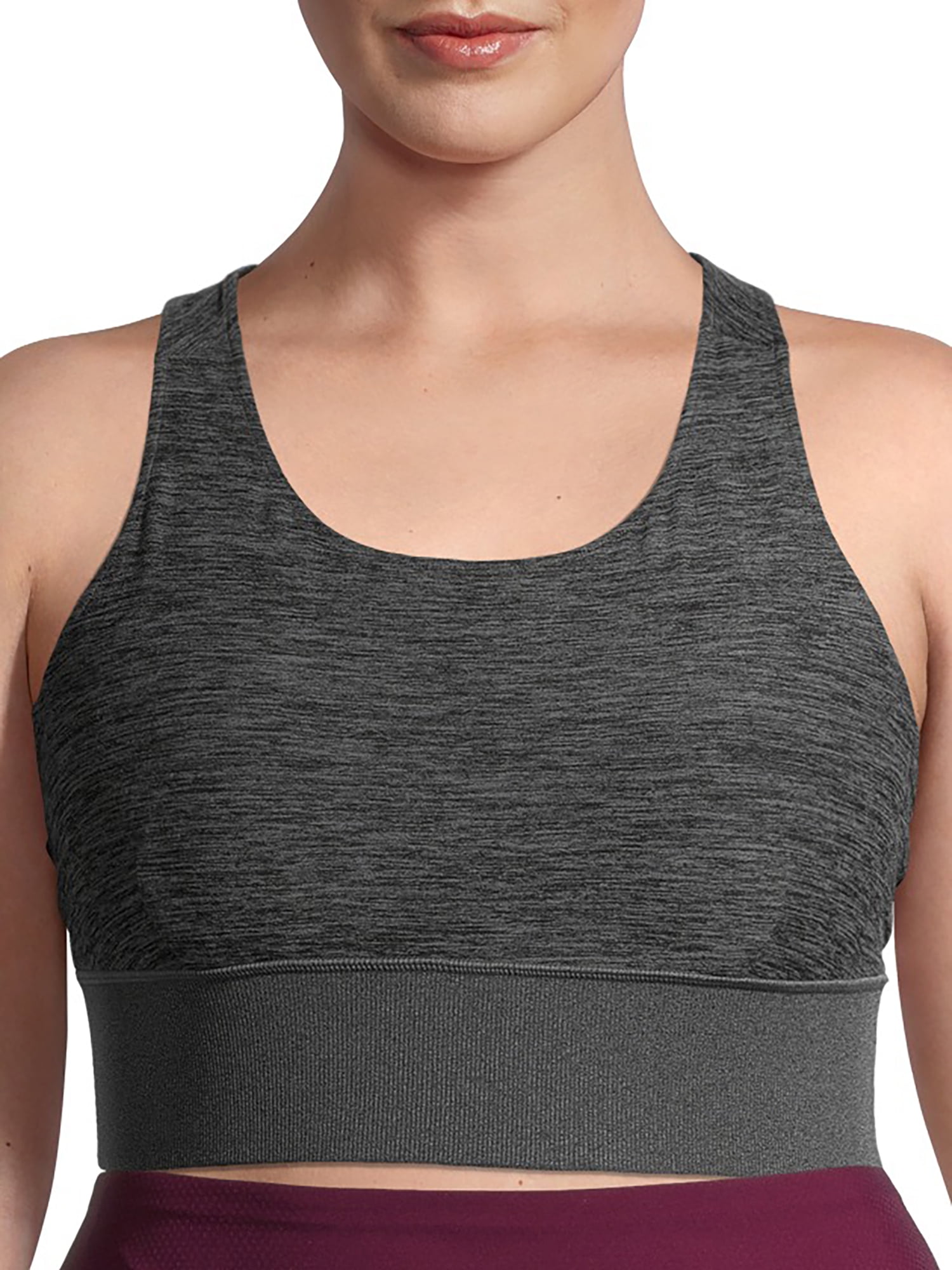 Avia Plus Size High Neck Fashion Sports Bra