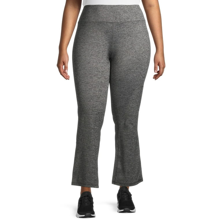 Avia Women Activewear Pants Size 1X Gray/Blue Polyester Gym Sweatpants 