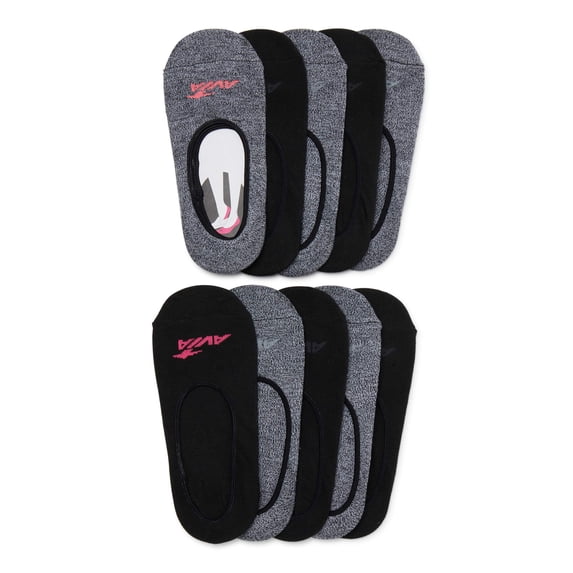 Avia Womenâs 10 Pack Ultra Low No Show Liner Socks