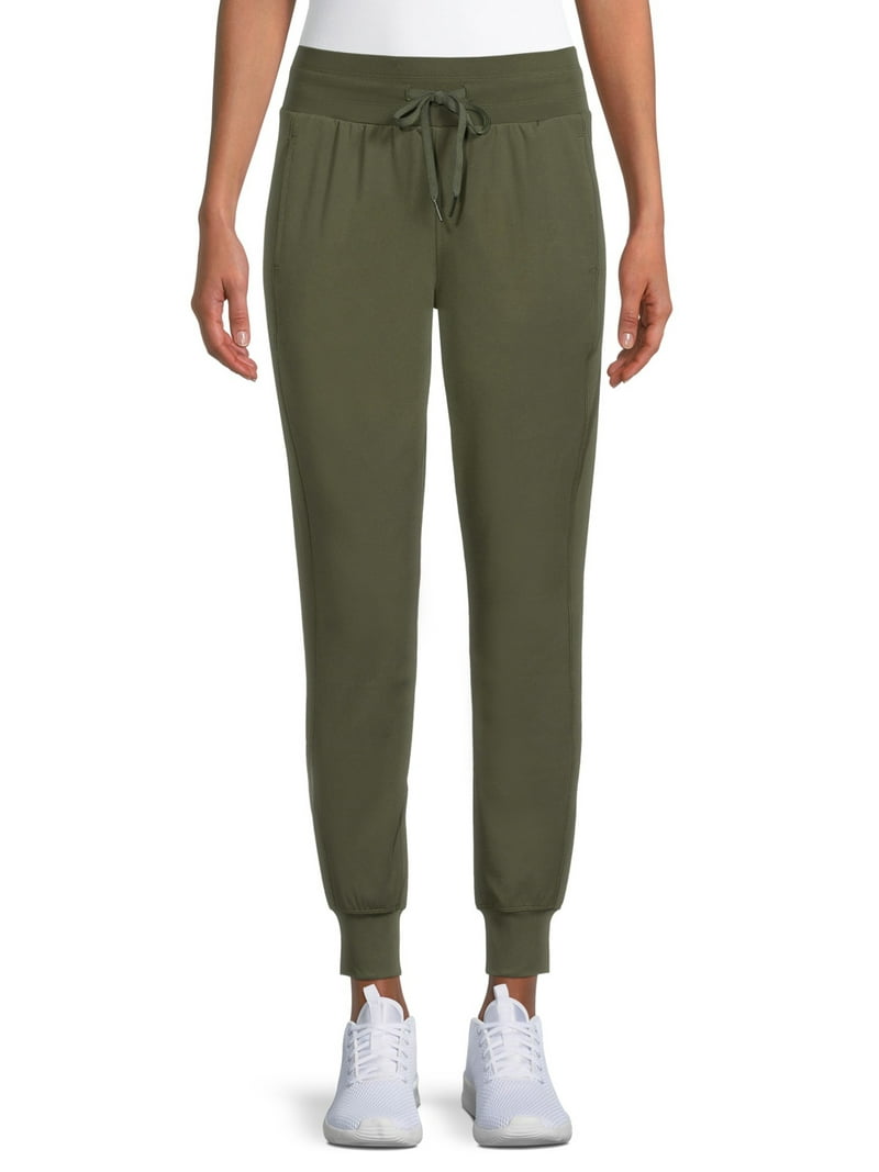 Arch  court sweat jogger pants （カーキ） Avia Women's Active Commuter Jogger Pants - Walmart.com