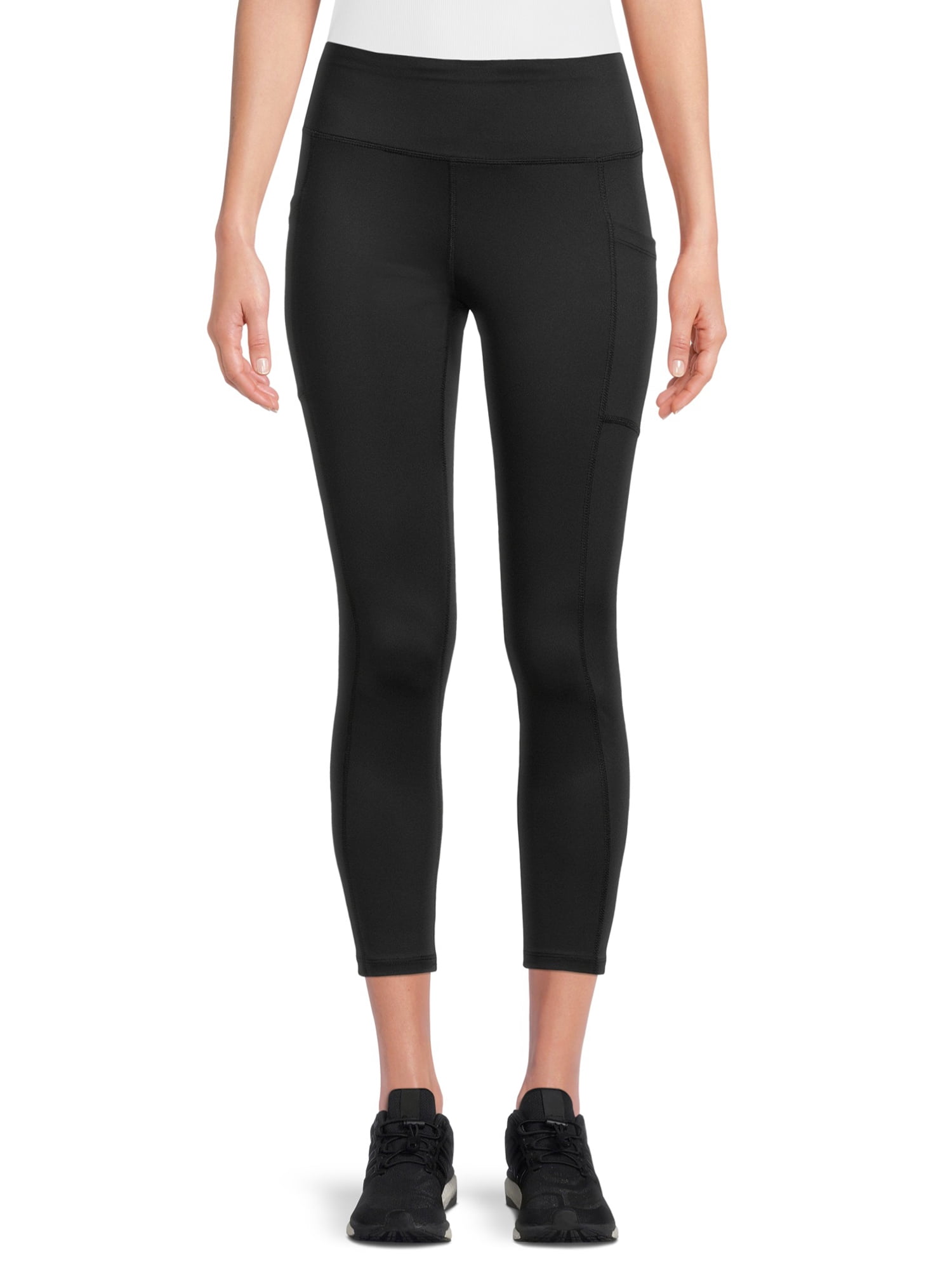 Avia Women's Performance Ankle Tights with Side Pockets 