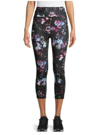 Avia Cropped Leggings Turquoise Floral