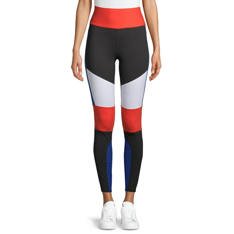 Avia Women's Active Performance Flex Tech Colorblocked Leggings