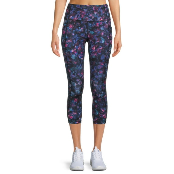 Avia Women's Active Performance Print Capri Pants