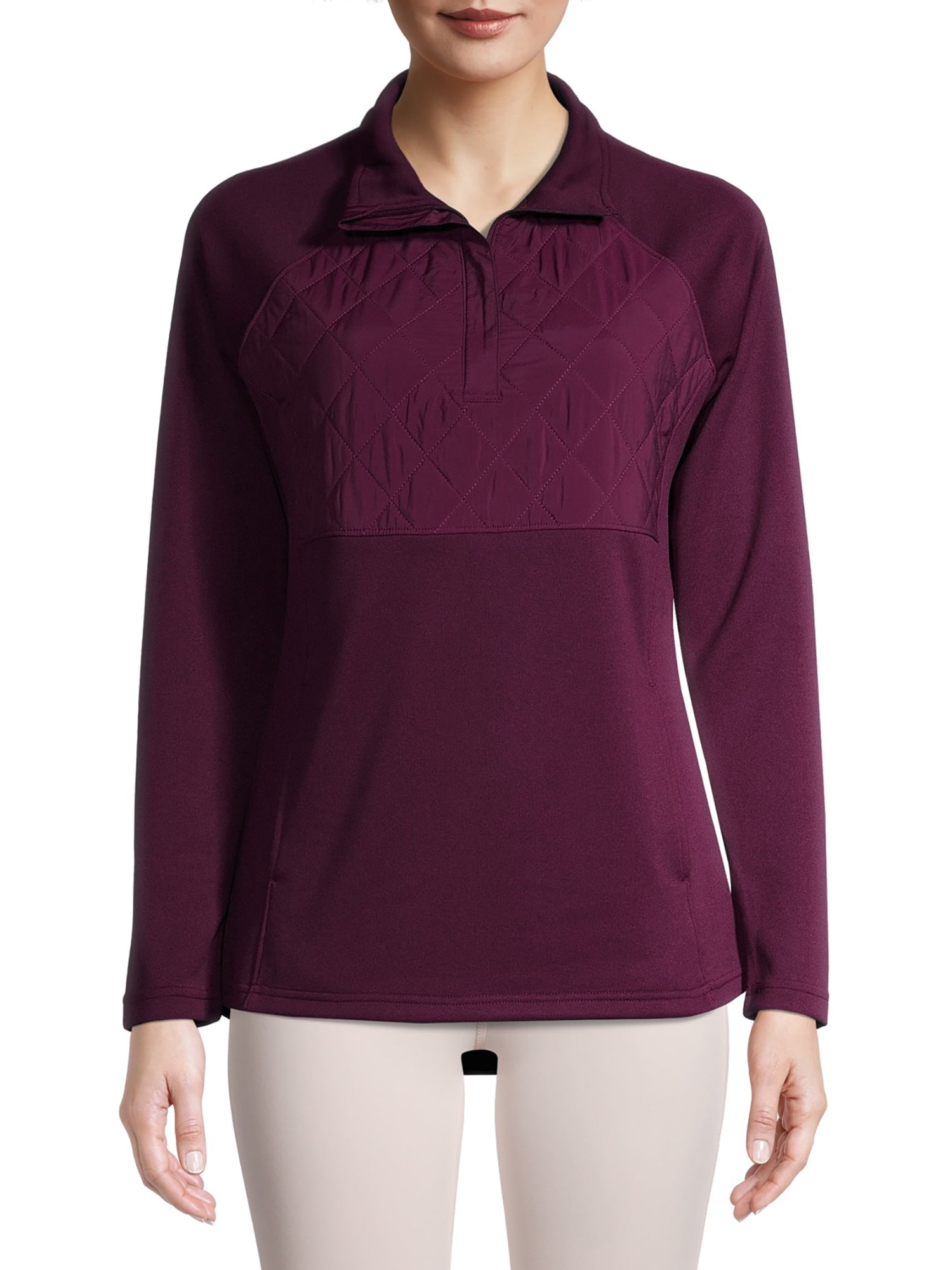 Avia Women's Active Quilted 1/4 Zip Pullover