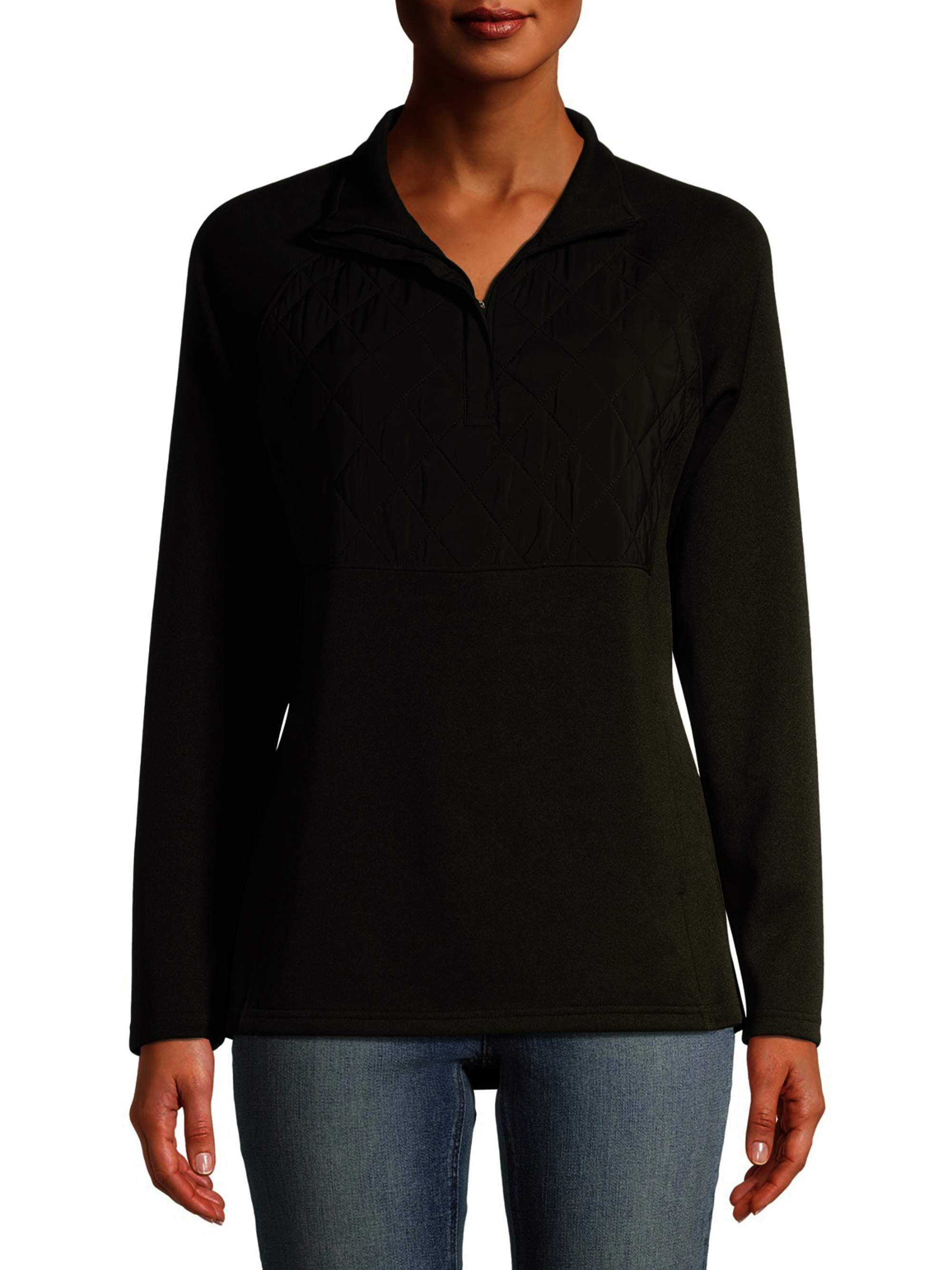 Avia Women's Active Quilted 1/4 Zip Pullover