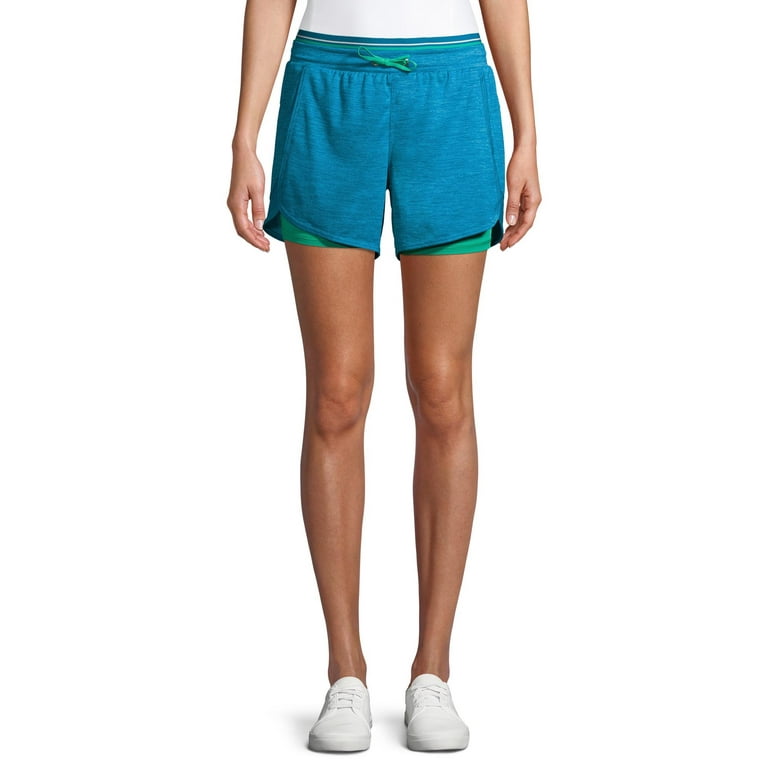 Avia Women's Lightweight Running Shorts with Pockets and Bike