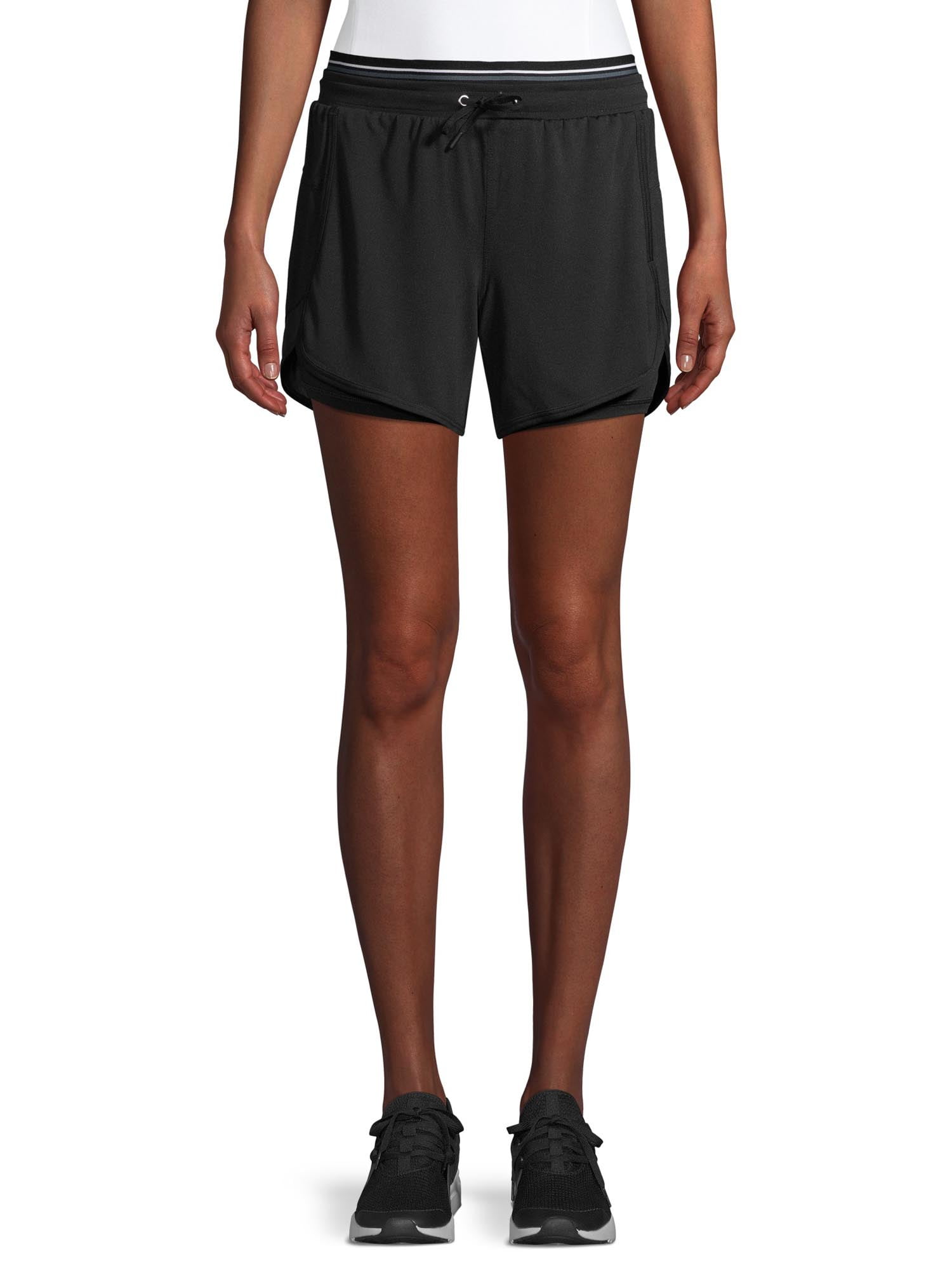 Avia Women's Active Running Shorts with Bike Liner