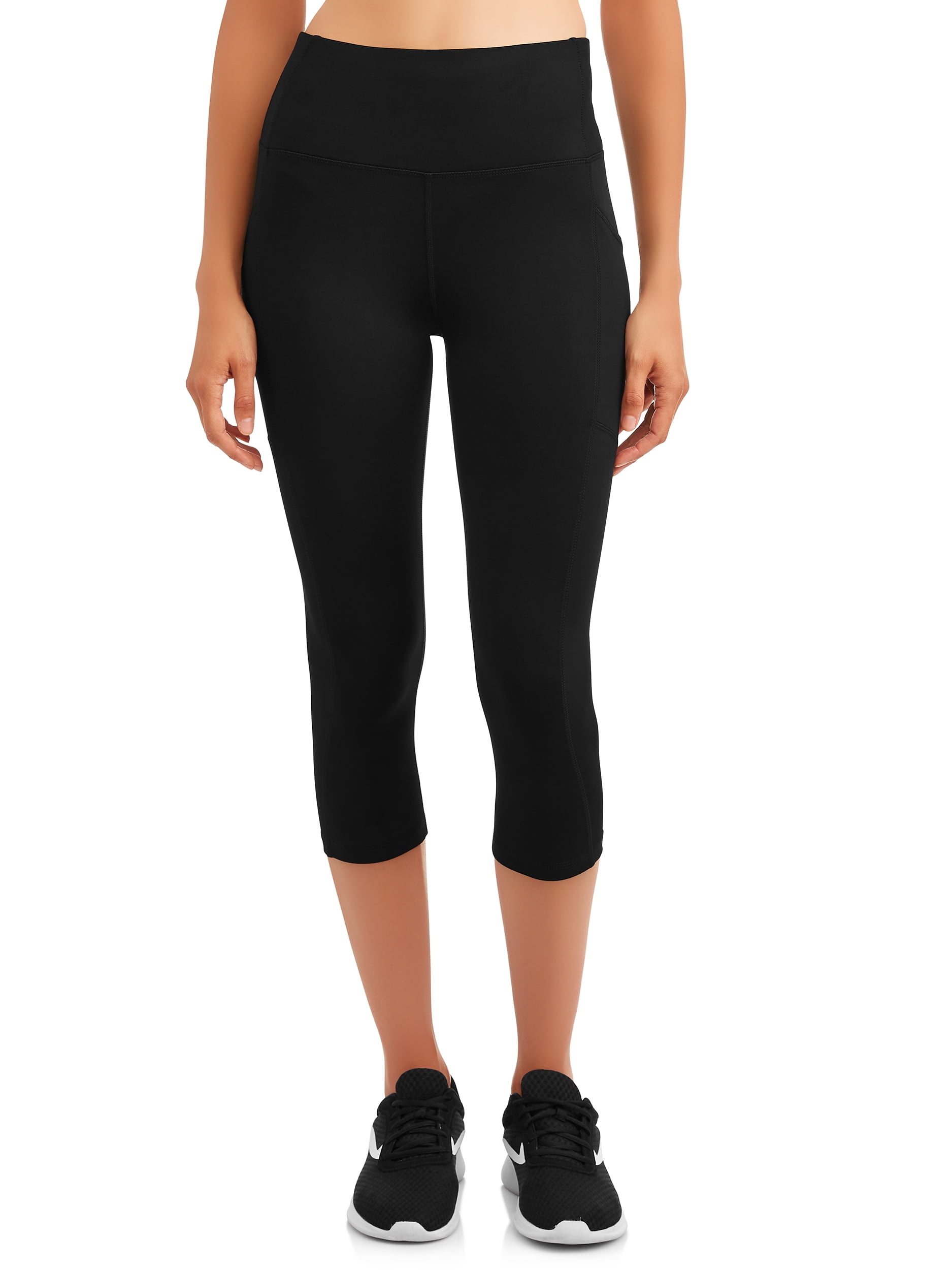 Avia Women's Activewear Performance Capri's with Side Pockets