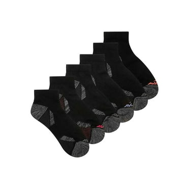 Avia Women's All Sport Athletic Cushion Ankle Socks, 6-Pack
