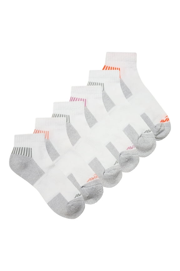 Women's All Sport Cushion Ankle Socks, 6-Pack