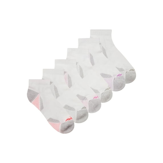 Avia Women's All Sport Athletic Cushion Ankle Socks, 6-Pack