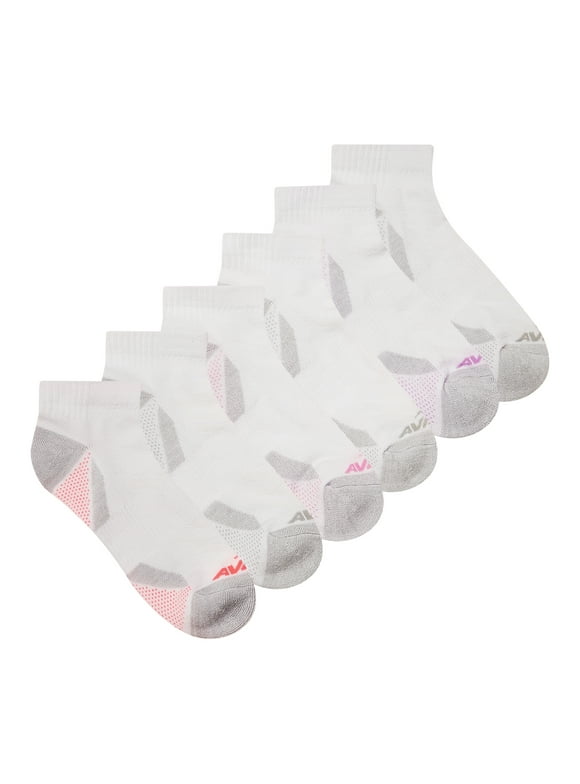 Women's All Sport Athletic Cushion Ankle Socks, 6-Pack