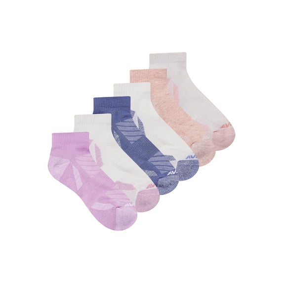 Avia Women's All Sport Athletic Cushion Ankle Socks, 6-Pack