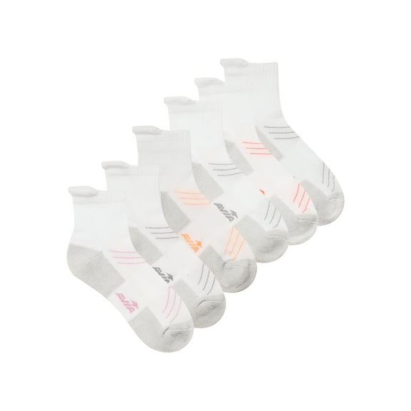 Avia Women's All Sport Cushion High Ankle Socks, 6-Pack