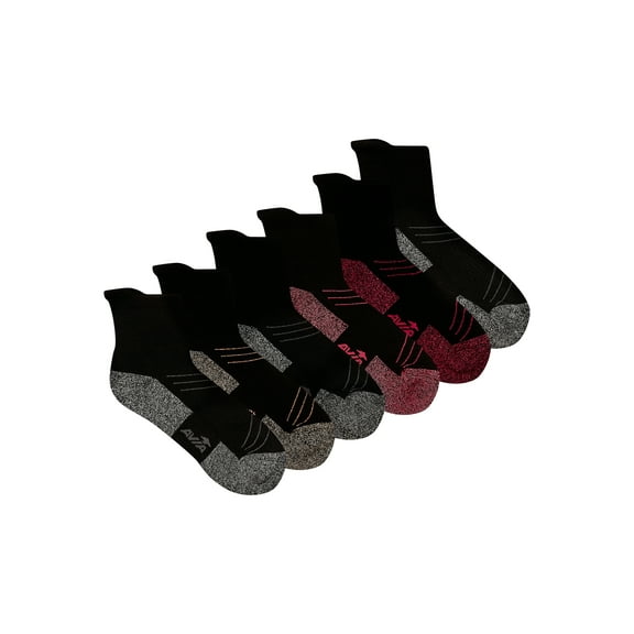 Avia Women's All Sport Cushion High Ankle Socks, 6-Pack