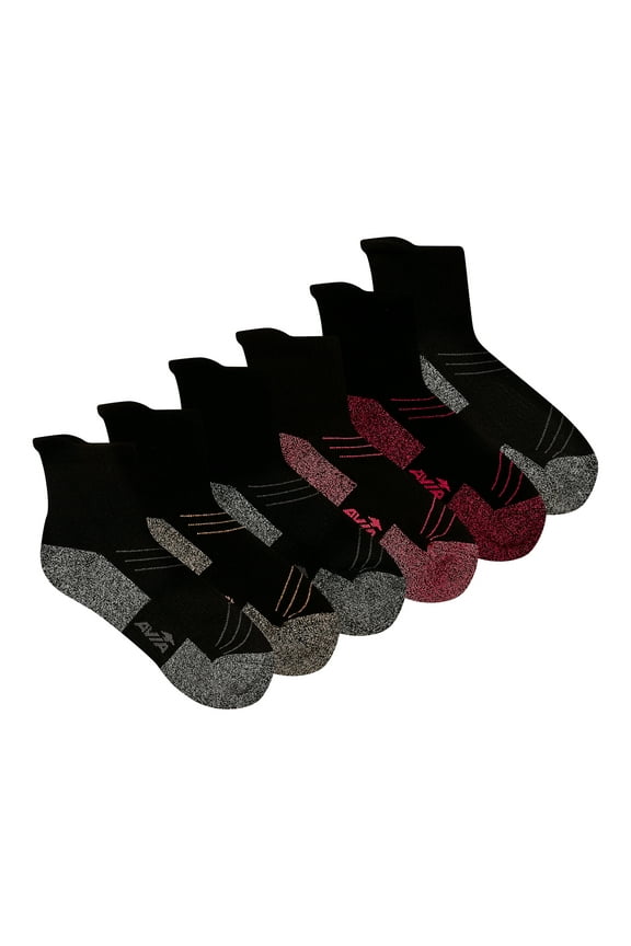 Women's All Sport Cushion High Ankle Socks, 6-Pack