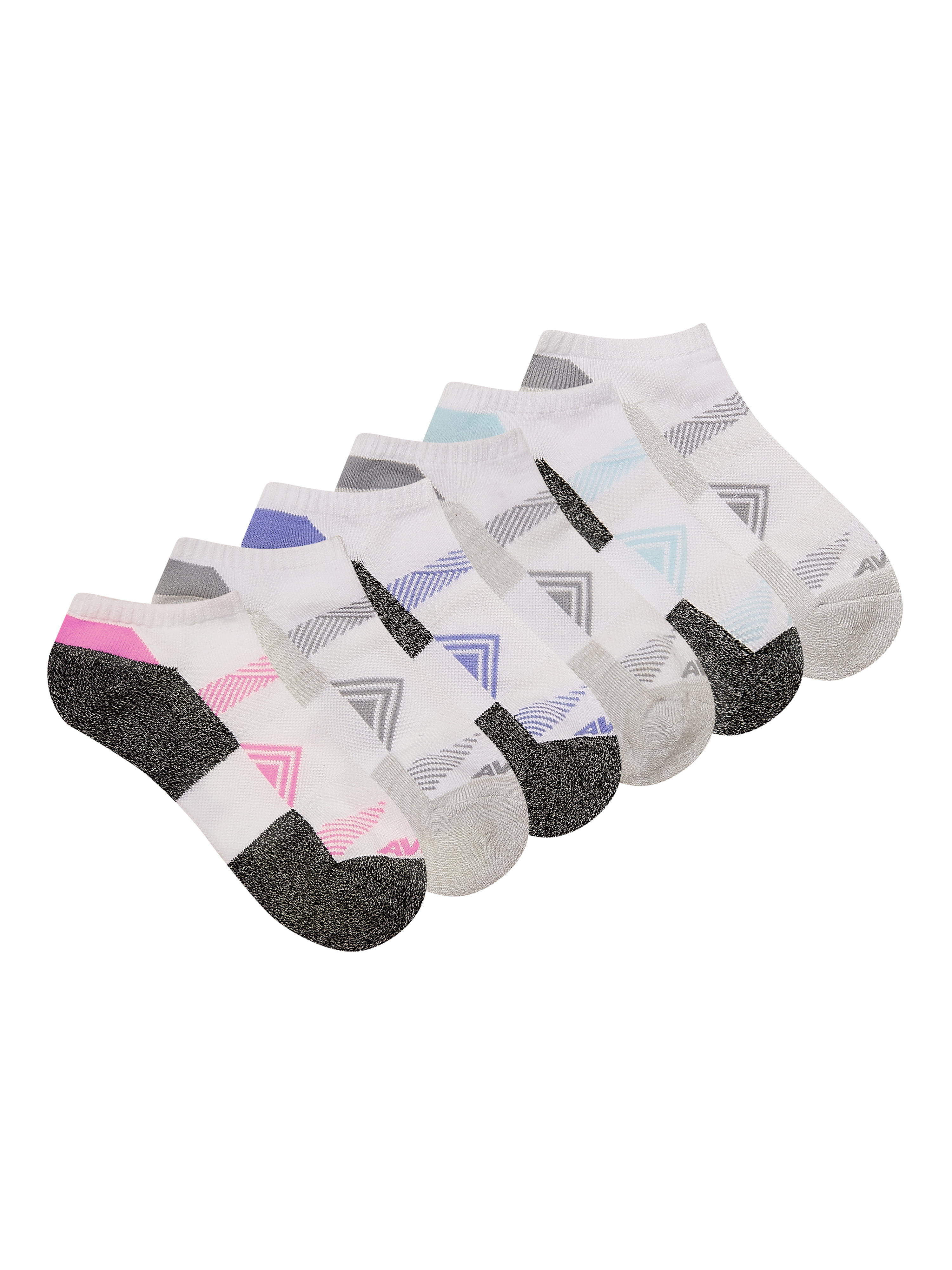 Avia Women's All Sport Cushion Low Cut Socks, 6-Pack