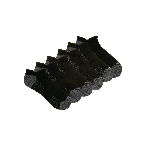 Avia Women's All Sport Cushion Low Cut Socks with Tabs, 6-Pack