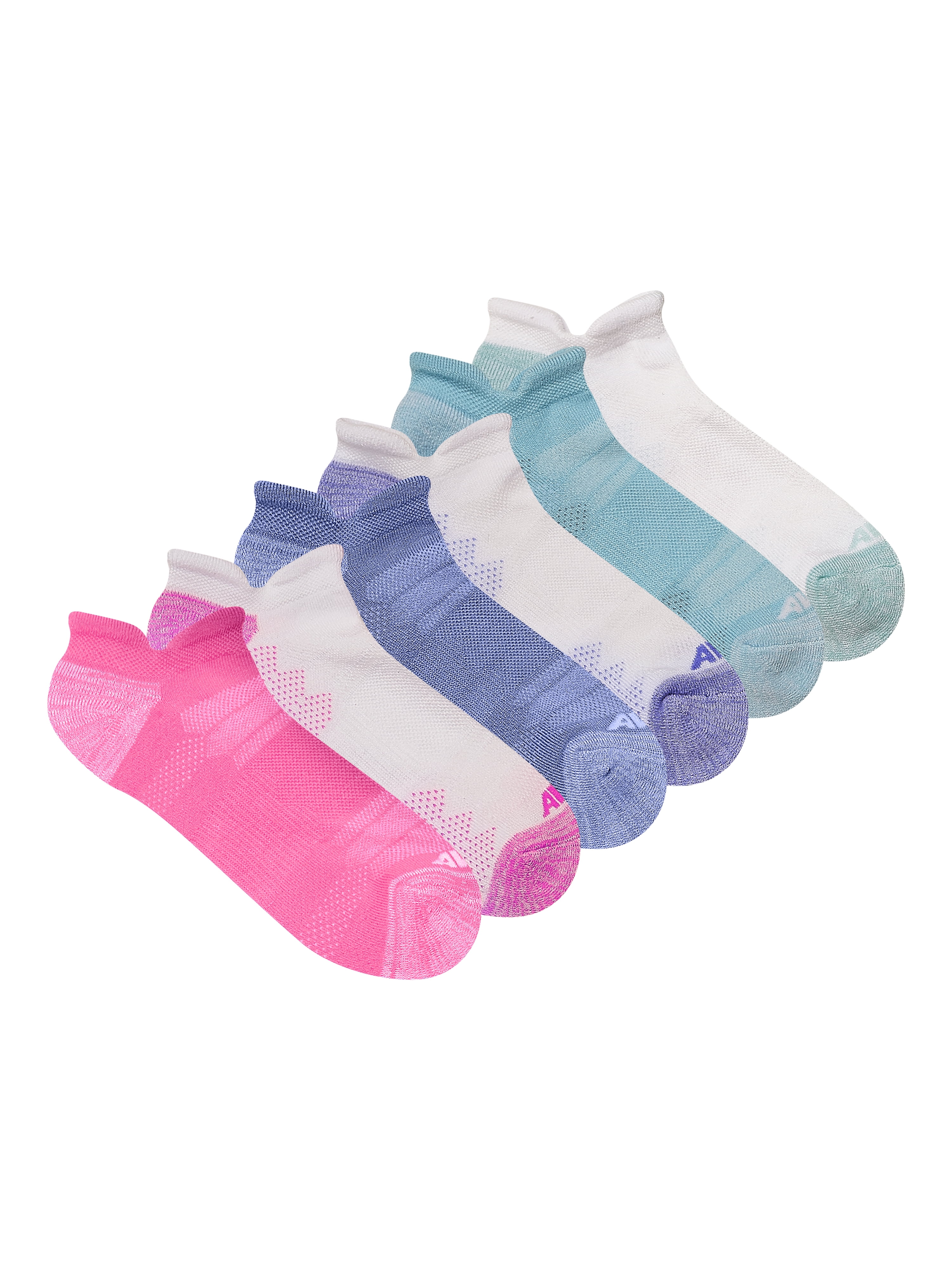 Avia Women's All Sport Cushion Low Cut Socks with Tabs, 6-Pack