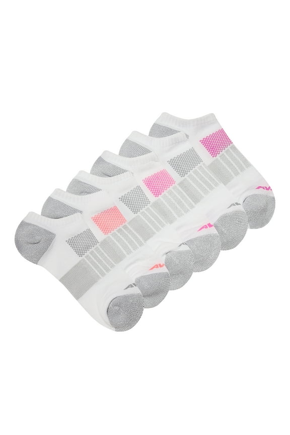 Women's All Sport Athletic Cushion No Show Socks, 6-Pack