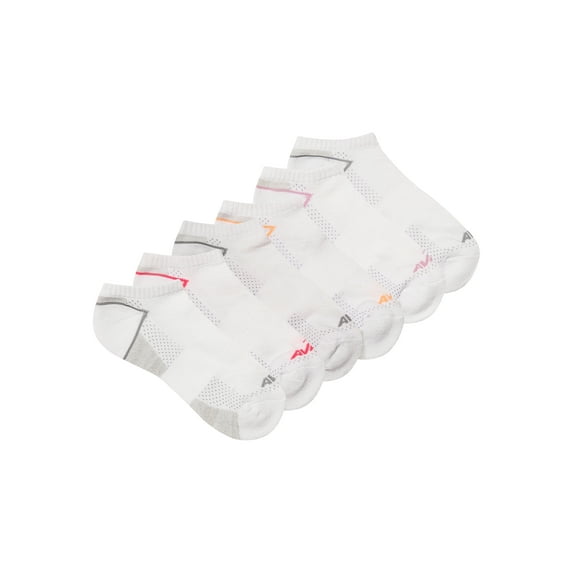 Avia Women's All Sport Cushion No Show Socks, 6-Pack