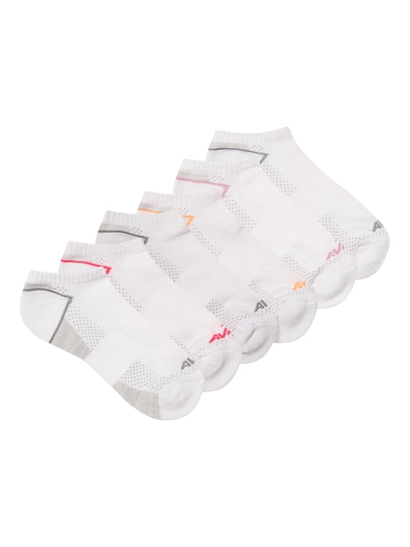 Women's All Sport Cushion No Show Socks, 6-Pack