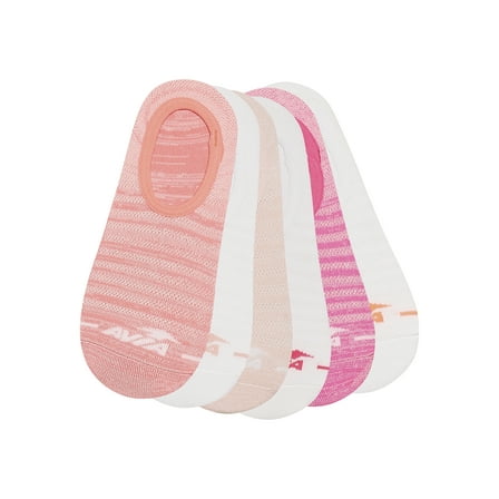 Avia Women's All Sport No Show Liner Socks, 6-Pack