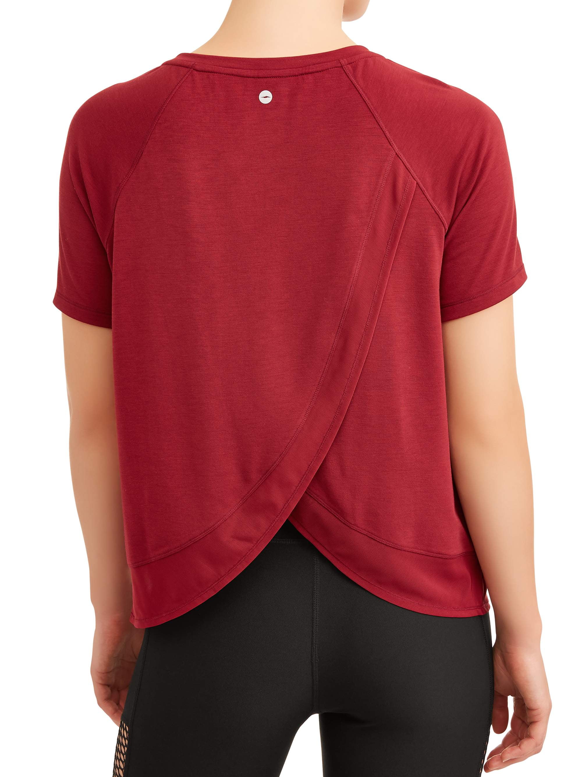 Avia Women's Athleisure Commuter Short Sleeve TShirt