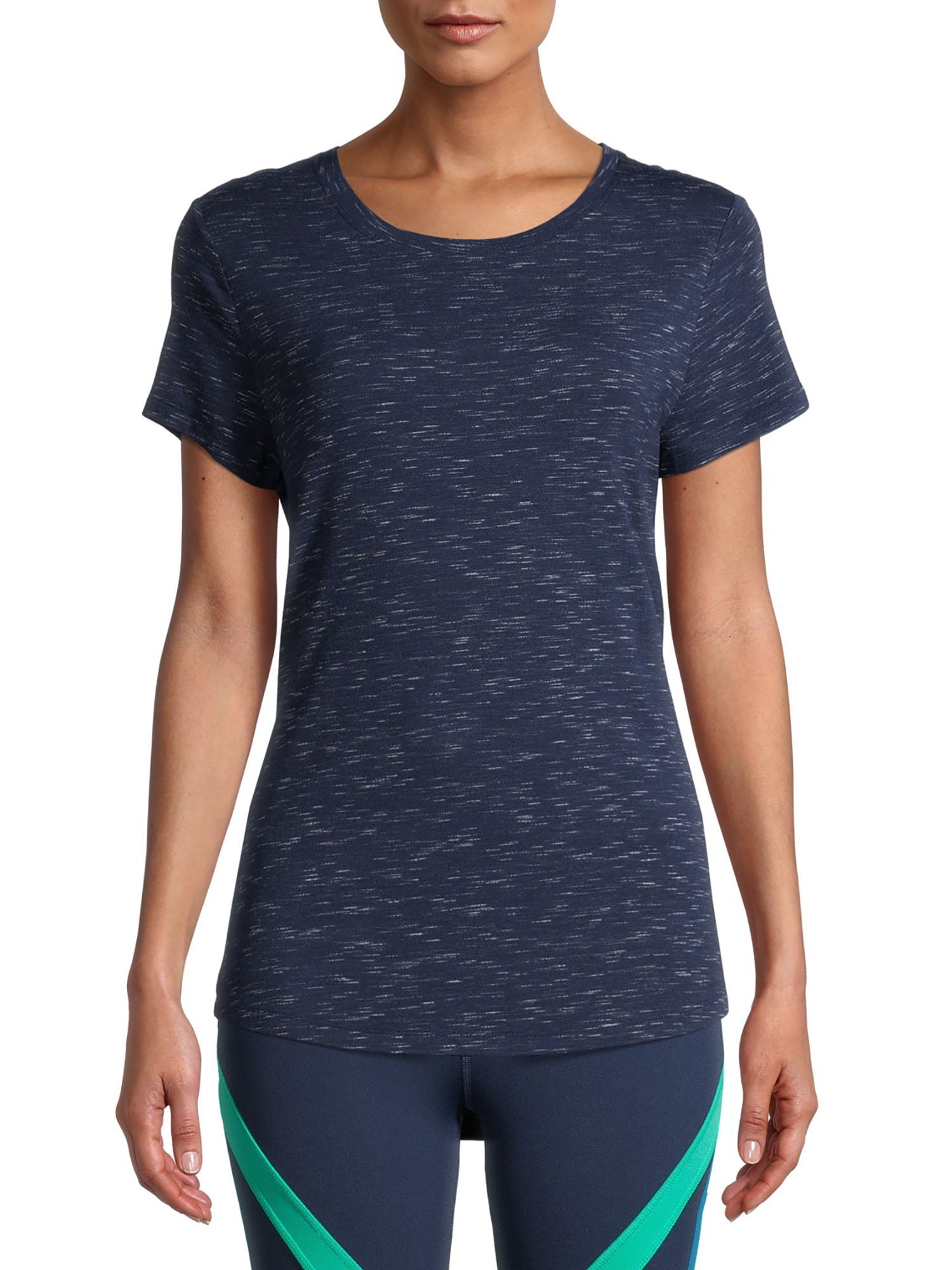 Avia Women's Athleisure Commuter Short Sleeve T-Shirt 